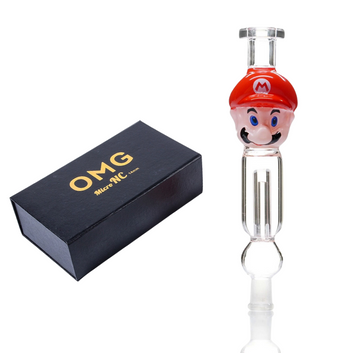 Glass OMG Micro NC Dab Rig Straw Set Nectar Collector Kit