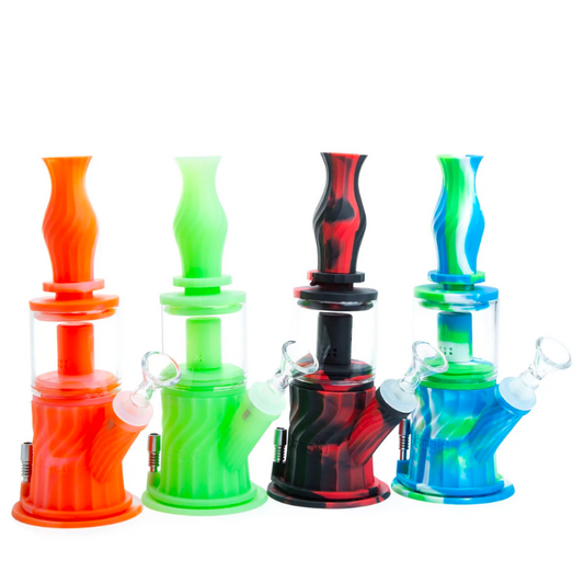 Waxmaid Silicone Four-in-One BONG/DAB RIG/NECTAR COLLECTOR/BUBBLER