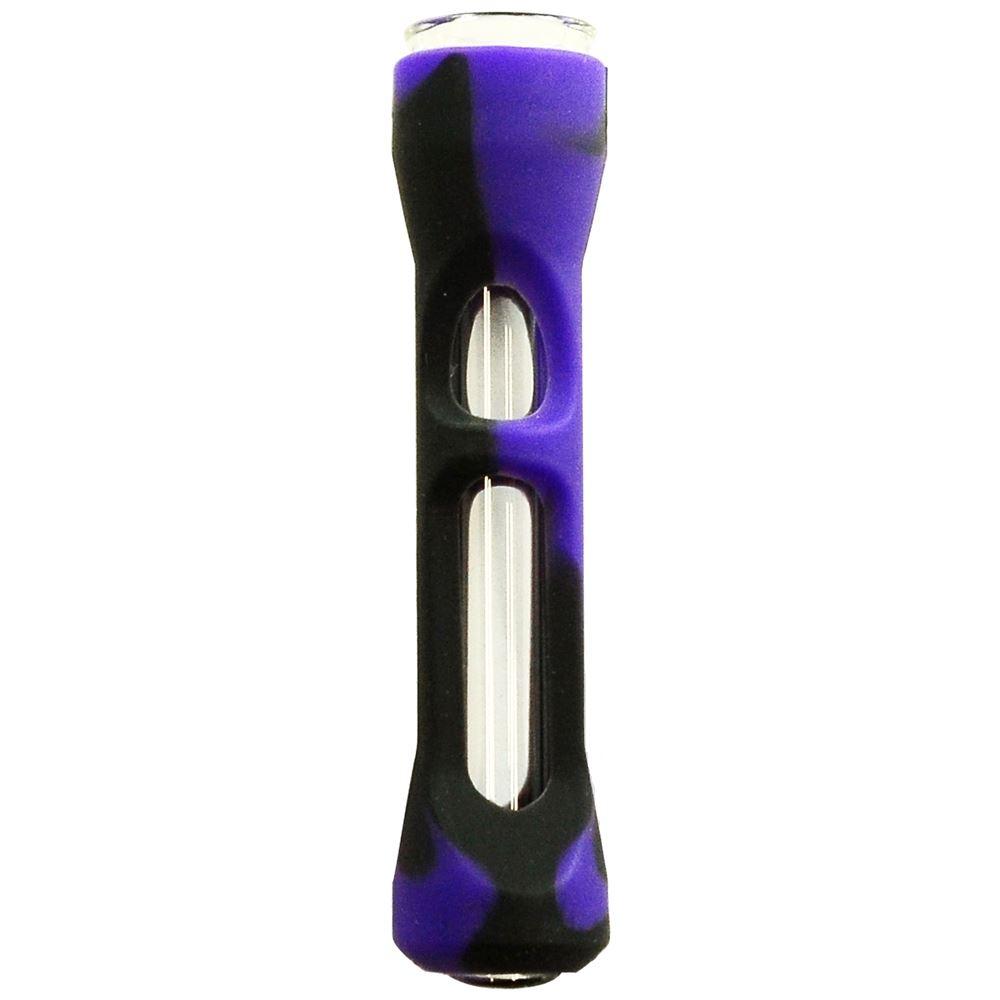 Glass Chillum w/ Silicone Cover – Smoke Folkes