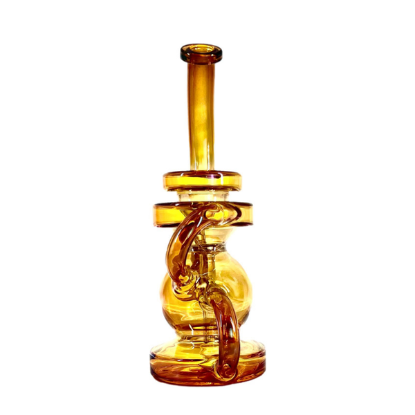 10"CRYSTAL ELECTROPLATED RECYCLER DAB RIG