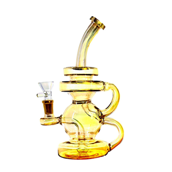 10"CRYSTAL ELECTROPLATED RECYCLER DAB RIG