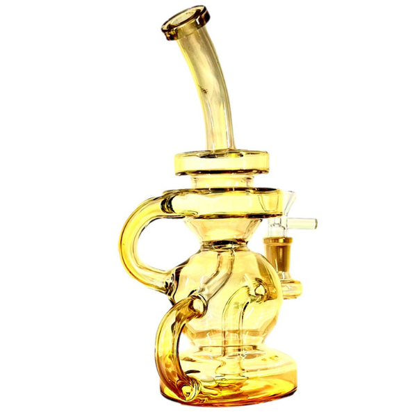 10"CRYSTAL ELECTROPLATED RECYCLER DAB RIG