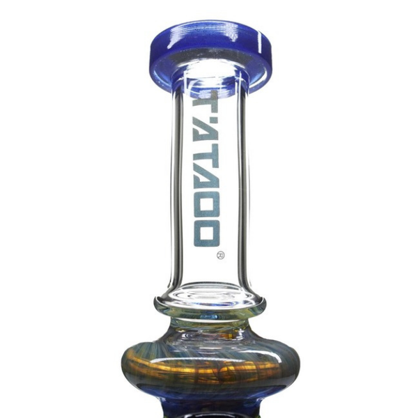 12" TATTOO GLASS POSEIDON DAB RIG