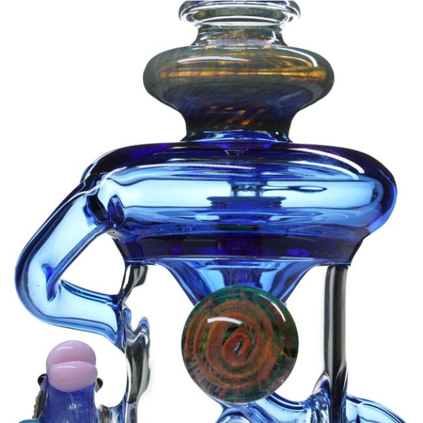 12" TATTOO GLASS POSEIDON DAB RIG