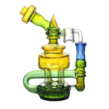 Load image into Gallery viewer, 9&quot; Crystal Glass Dab Rig
