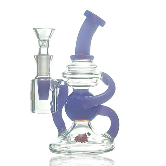 Crystal Glass Mighty Recycler Dab Rig