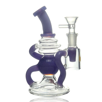 Crystal Glass Mighty Recycler Dab Rig