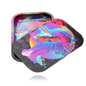 3D HOLOGRAPHIC ROLLING TRAY WITH MAGNETIC LID