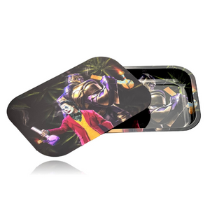 3D HOLOGRAPHIC ROLLING TRAY WITH MAGNETIC LID