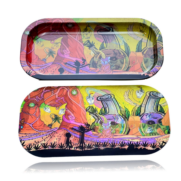 3D HOLOGRAPHIC ROLLING TRAY WITH MAGNETIC LID