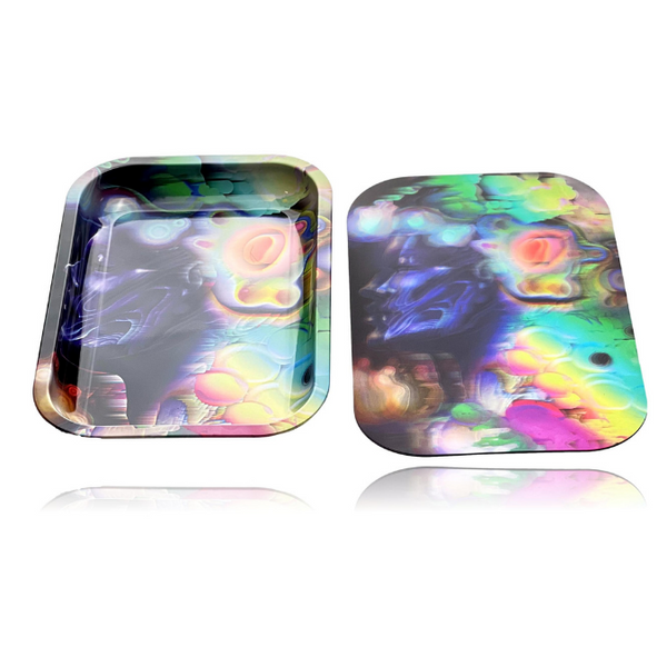 3D HOLOGRAPHIC ROLLING TRAY WITH MAGNETIC LID