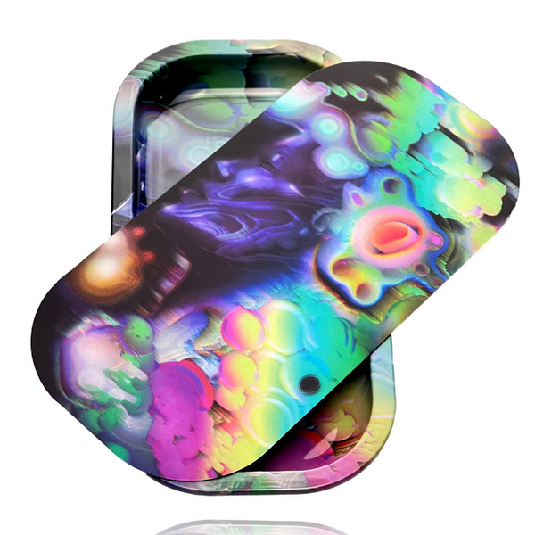 3D HOLOGRAPHIC ROLLING TRAY WITH MAGNETIC LID