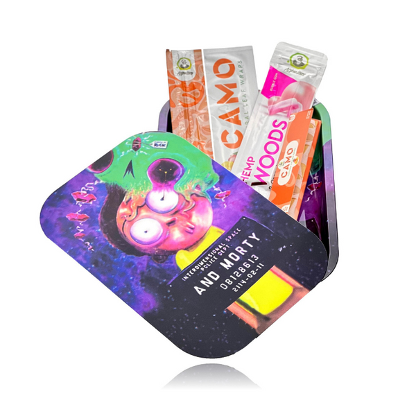 3D HOLOGRAPHIC ROLLING TRAY WITH MAGNETIC LID