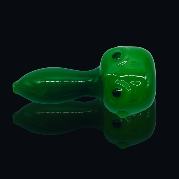 4.5" CHARACTER GLASS HAND PIPE back side 