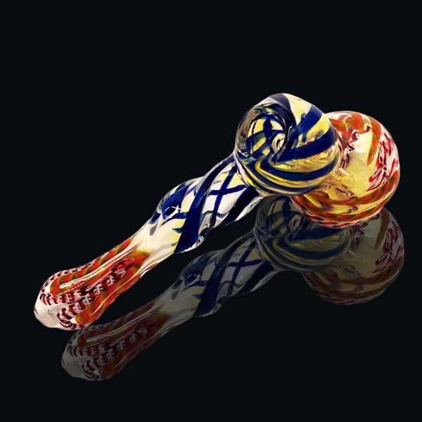 &nbsp;6" Hammer Bubbler Glass Hand Pipe, a durable and stylish smoking accessory crafted for an enjoyable smoking experience.