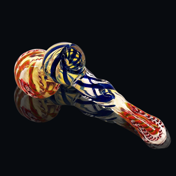 &nbsp;6" Hammer Bubbler Glass Hand Pipe, a durable and stylish smoking accessory crafted for an enjoyable smoking experience.