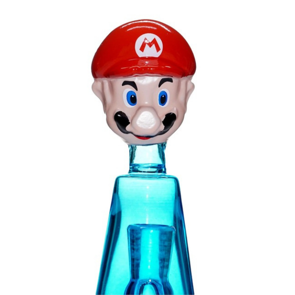 7" SCI-FI MARIO GLOW NEON GLASS DAB RIG