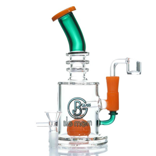 9" BIGMOM GLASS MULTI-ACCENTED DAB RIG