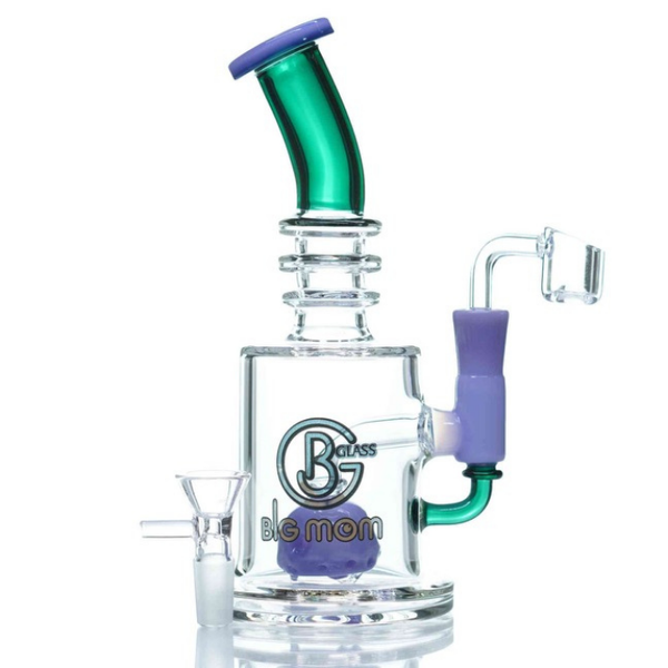 9" BIGMOM GLASS MULTI-ACCENTED DAB RIG