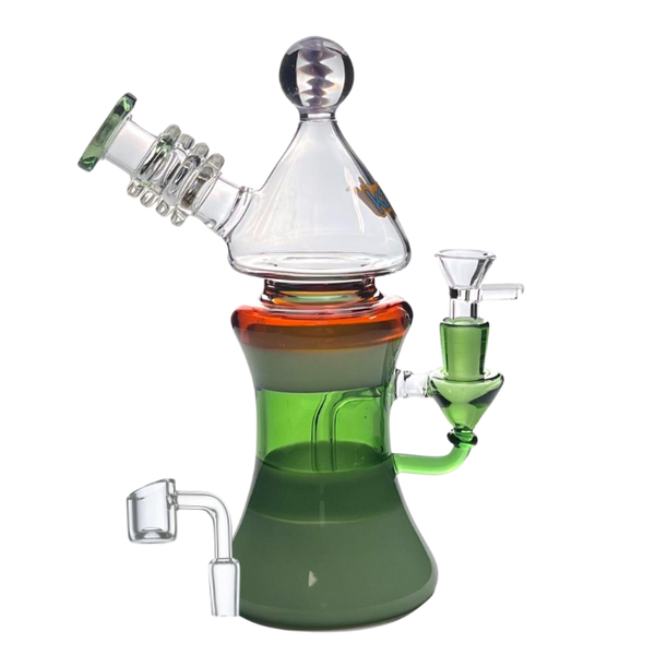 9" KANDY GLASS CONICAL DESIGN WATER PIPE