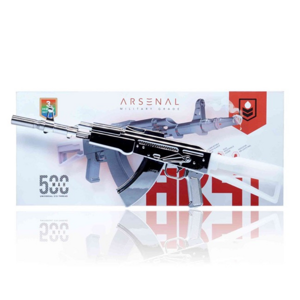 AK-47 Electric Nectar Collector Kit by Arsenal Gear  Introducing the AK-47 Electric Nectar Collector Kit by Arsenal Gear, the latest innovation in dabbing technology. This sleek device comes in five stunning finishes, from red camo to solid gold, offering both style and functionality.