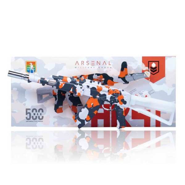 AK-47 Electric Nectar Collector Kit by Arsenal Gear  Introducing the AK-47 Electric Nectar Collector Kit by Arsenal Gear, the latest innovation in dabbing technology. This sleek device comes in five stunning finishes, from red camo to solid gold, offering both style and functionality.