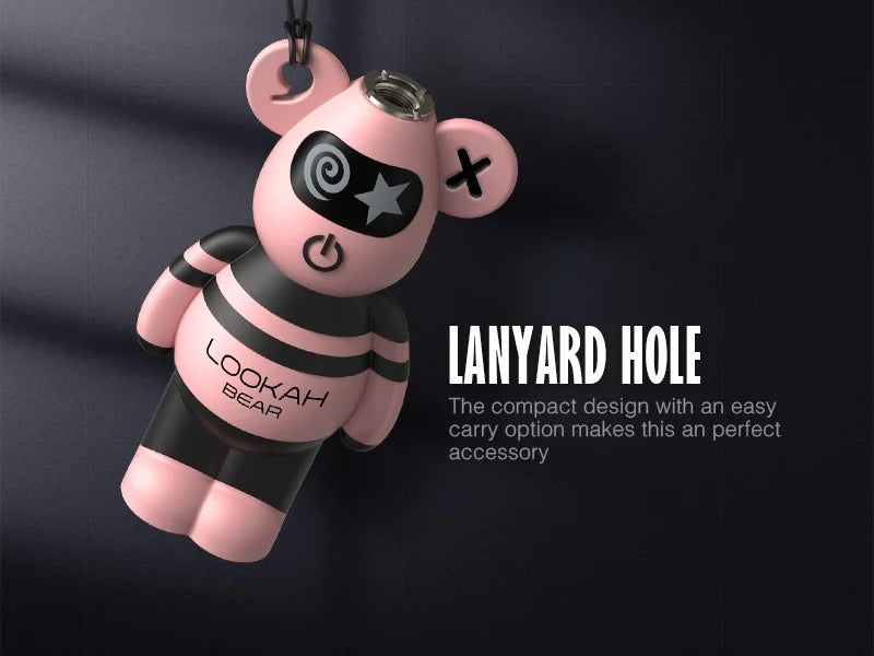 Introducing the Lookah Bear 510 Vape Battery:  Cute and compact design with a soft silicon body.