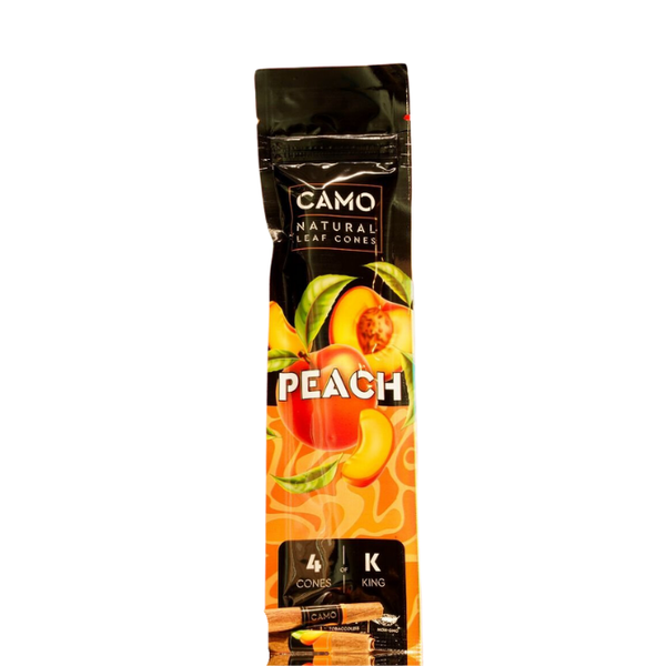 CAMO PRE-ROLLED CONES - 4 PACK SAMPLER – CAMO Natural Wraps PEACH