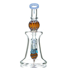 Load image into Gallery viewer, Crystal Glass Dab Rig With Reclaimer
