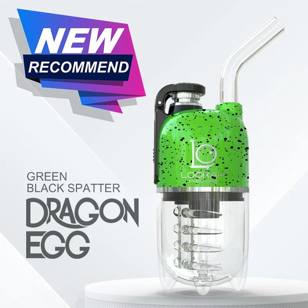 Introducing the LOOKAH Dragon Egg, a portable dab e-rig that takes your vaping experience to the next level. With its unique bottom bubbler design, compact shape, and special wax quartz coils, it offers unmatched convenience and performance