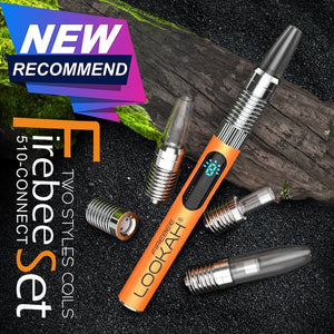 Introducing the Firebee 510 Vape Pen Kit, your ultimate vaping solution for both oil cartridges and wax concentrates!