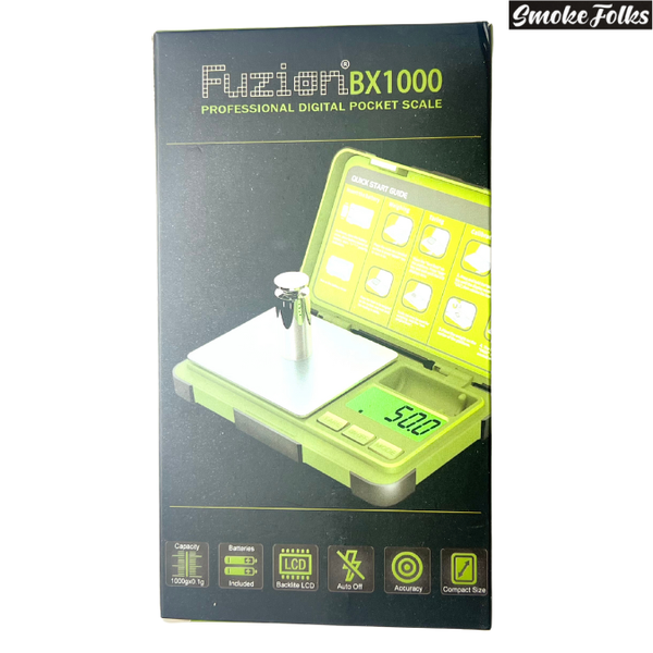 Fuzion BX-1000 Professional Digital Scale green color box image front side 