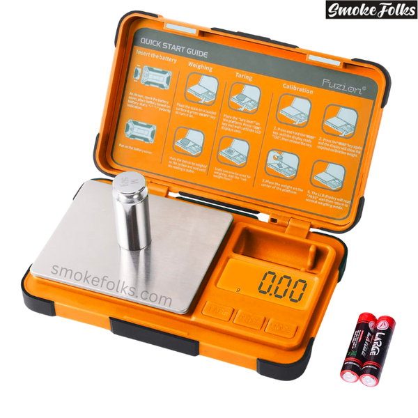 Fuzion BX-1000 Professional Digital Scale orange color image 