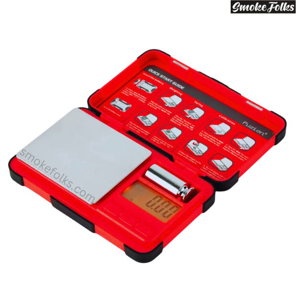 Fuzion BX-1000 Professional Digital Scale red color image open 