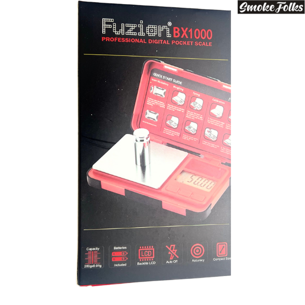 Fuzion BX-1000 Professional Digital Scale front side image of the scale 