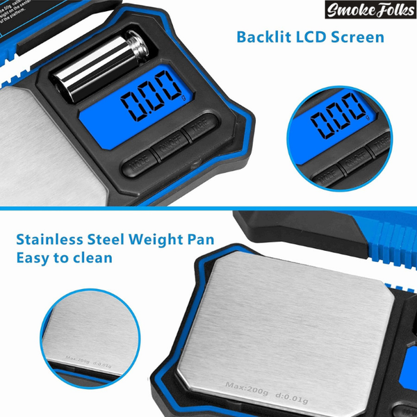 Fuzion FU-200 Professional Digital Scale blue color scale 