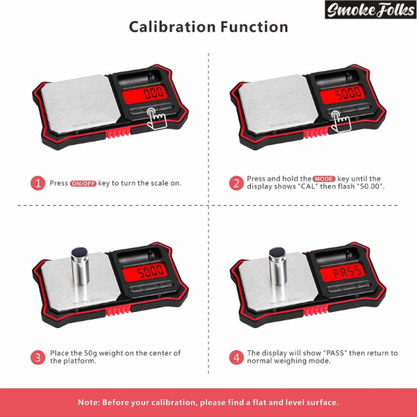 Fuzion FU-200 Professional Digital Scale red color showing how to turn on the scale image 