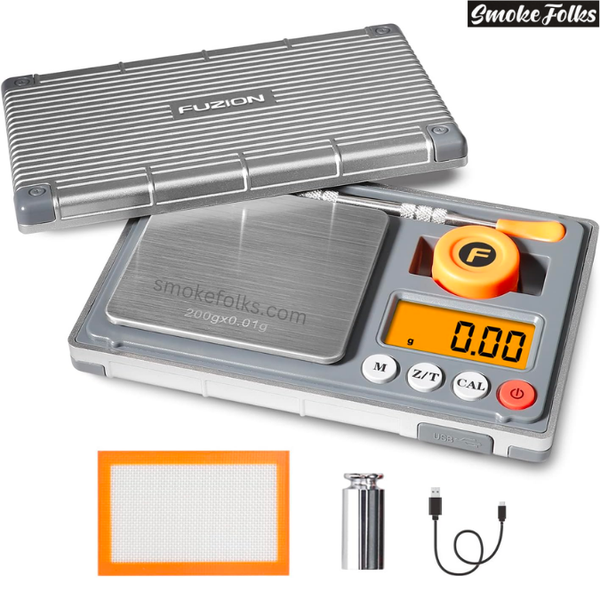 Fuzion Hive 200g x 0.01g Professional Digital Scale silver color all items come with scale 