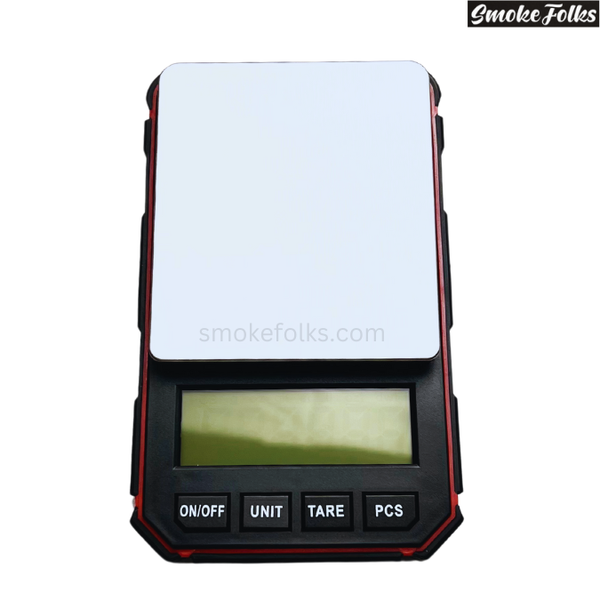 Fuzion MAX-200 Professional Digital Scale red color front side image 