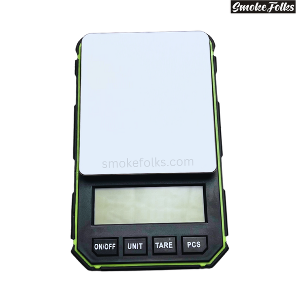 Fuzion MAX-200 Professional Digital Scale green color front side image