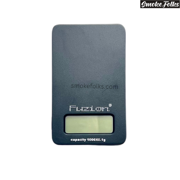 Fuzion RT-1000 x 0.1g Professional Digital Mini Scale front side image of the scale 