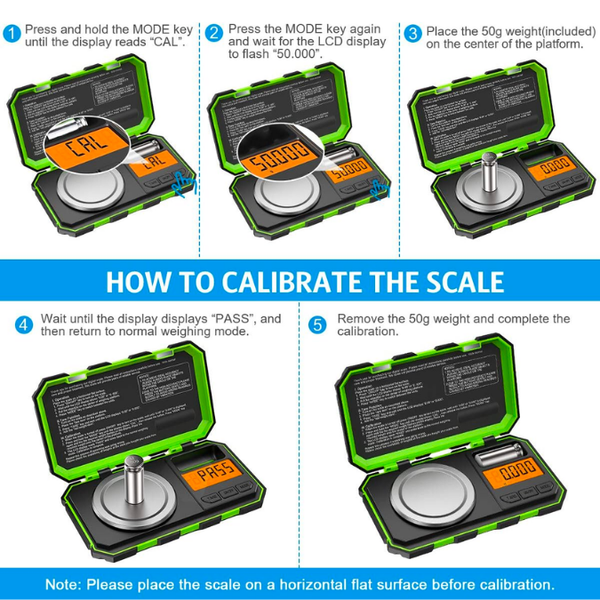 Fuzion UF20H x 0.001g Professional Digital Mini Scale showing all details of the scale 