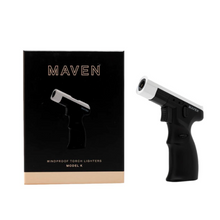 Load image into Gallery viewer, Introducing the Maven Torch Model K – where style meets performance in the palm of your hand. This sleek handheld torch is not just a tool; it&#39;s an embodiment of precision and convenience. Let&#39;s explore the exceptional features that make the Maven Model K a must-have:
