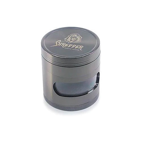 Shredder - Stealth Grinder (2.5")(63mm) Unleash the power of precision with the Shredder - Stealth Grinder. This 4-piece marvel features a Heavy Duty build, a spacious 63mm size, and a stealthy design that adds an element of mystery to your herb preparation ritual.