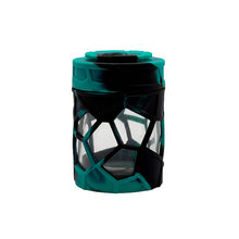 Cargar imagen en el visor de la galería, Introducing the Space King Stackable Silicone Glass Jar – the latest innovation in discreet and versatile storage. This silicone-covered glass stash jar, adorned with a child-proof lid, is not just storage; it&#39;s a stylish addition to the Space King family. Let&#39;s explore the features that make this jar a game-changer:
