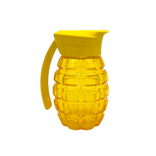 Load image into Gallery viewer, Arsenal Military Grenade Airtight Jar W/LED Light &amp; Magnifying Glass yellow
