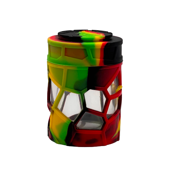 Introducing the Space King Stackable Silicone Glass Jar – the latest innovation in discreet and versatile storage. This silicone-covered glass stash jar, adorned with a child-proof lid, is not just storage; it's a stylish addition to the Space King family. Let's explore the features that make this jar a game-changer: