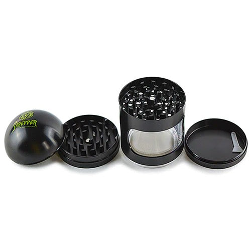 Shredder - Bullet Grinder (2.2")(55mm) Experience precision and power with the Shredder - Bullet Grinder. This 4-piece marvel features a Heavy Duty build, a compact 55mm size, and a bullet-inspired design for a grinding experience that packs a punch.