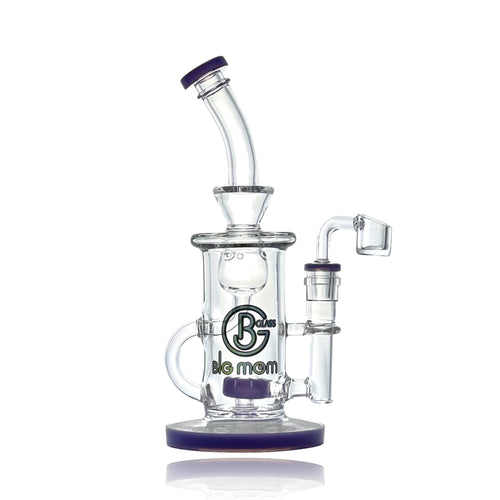 The Encore Color Showerhead Dab Rig is a high-quality, reasonably-priced dab rig that has a relatively small body and a beautifully colored showerhead percolator. The bent neck and widened lip of this piece make it easy to use and help to reduce splashback. The broad flat base and thick main chamber provide increased stability and durability. This pipe's compact size makes it the ideal option for your daily dab sesh, whether it be at home or on the go! 