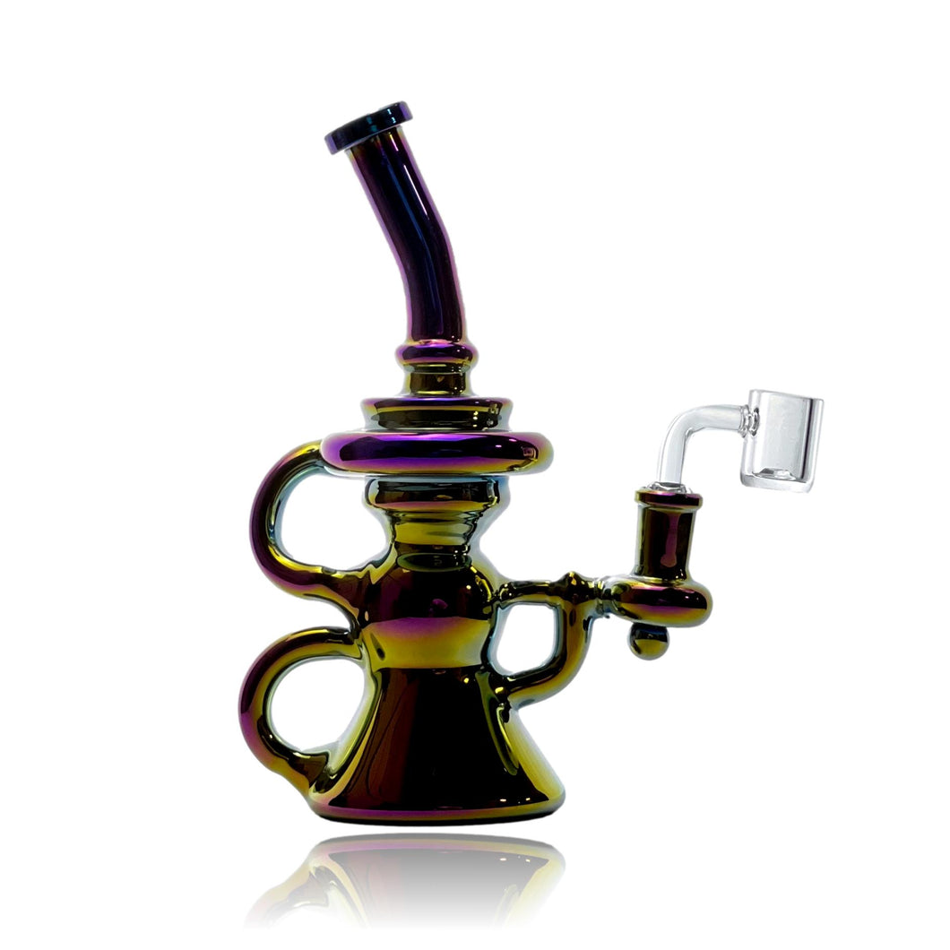 Iridescent Recycler Dab Rigs